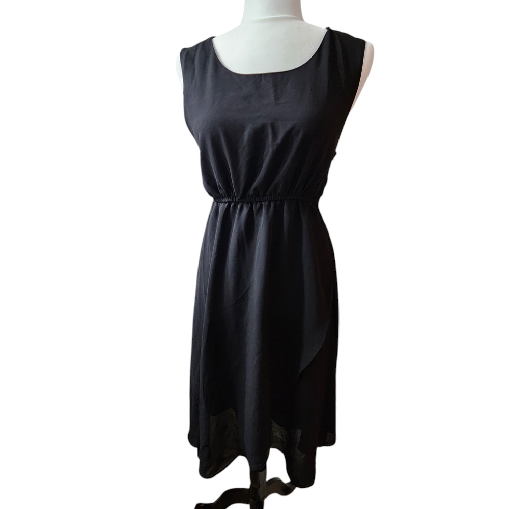 Nicole Benisti Black flowy Dress sz 10